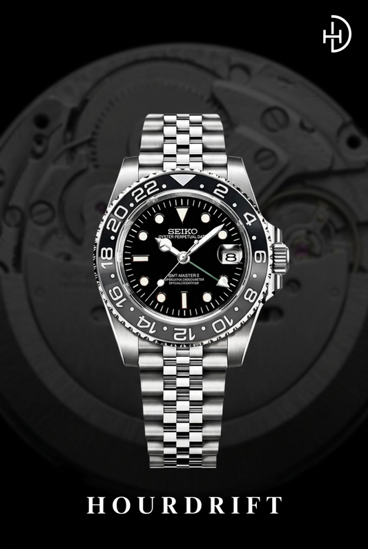 Seiko Mod Bruce Wayne GMT