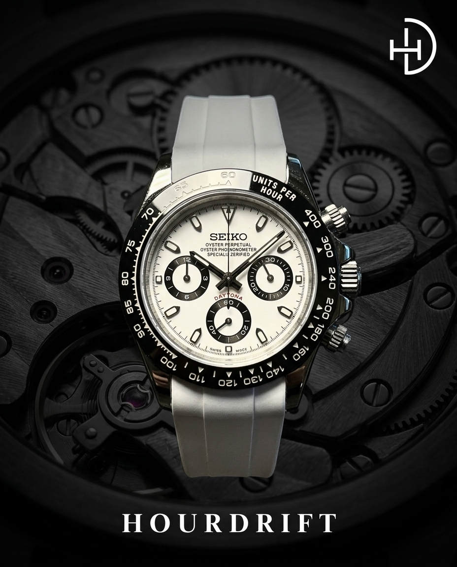 Seiko Mod Daytona Panda (Rubber Strap)