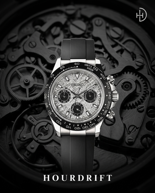 Seiko Mod Daytona Meteorite Dial (Rubber Strap)