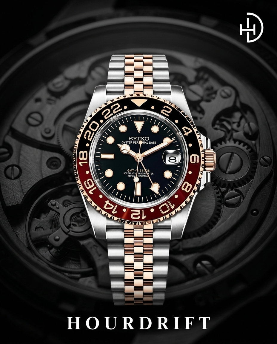 Seiko Mod Rootbeer GMT