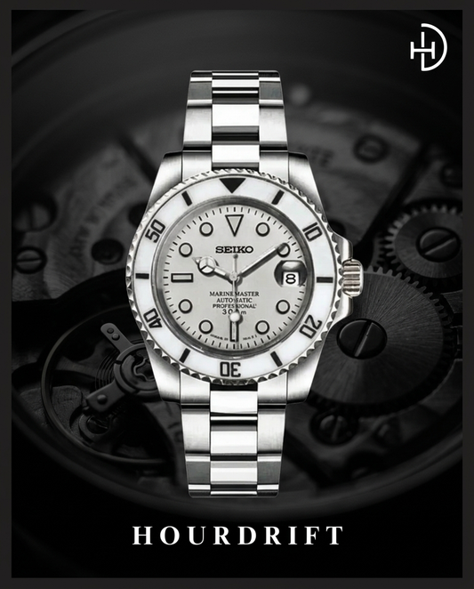 Seiko Mod Submariner White