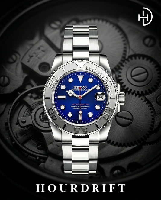 Seiko Mod Yachtmaster Blue