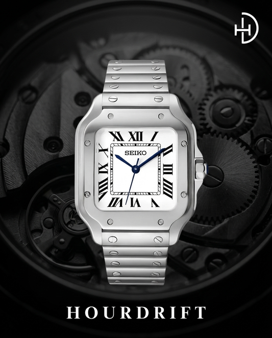 Seiko Mod Santos White