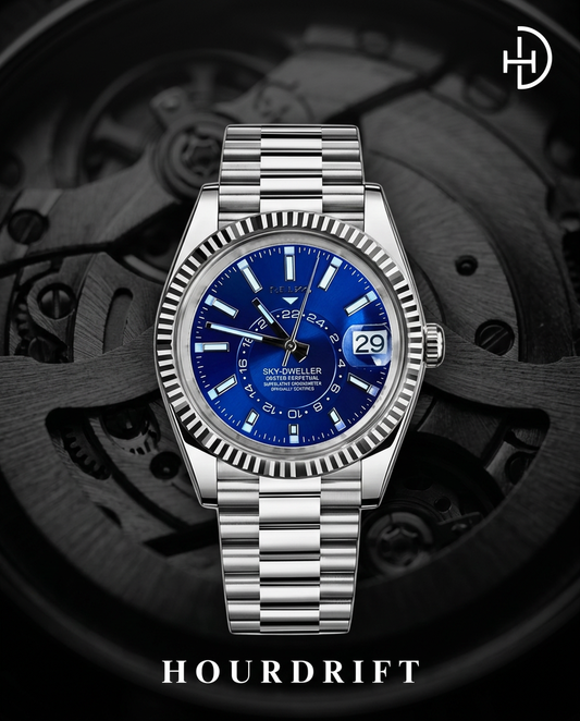 Seiko Mod Skydweller Blue Dial