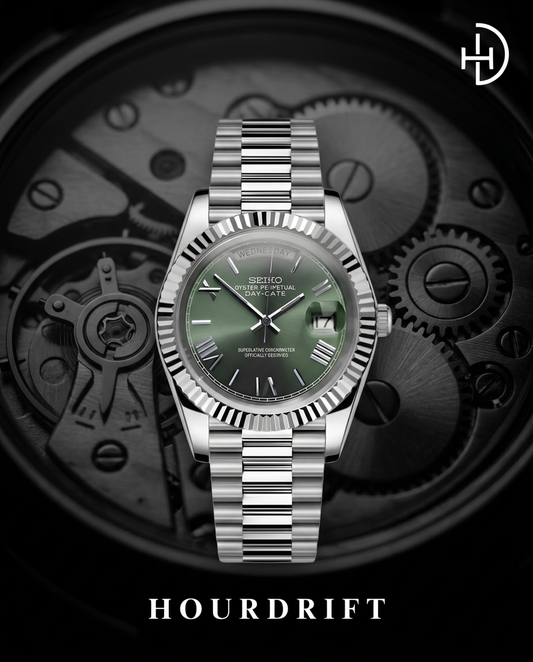 Seiko Mod Daydate Green